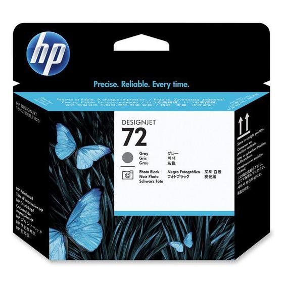 Imagem de Cabeça de Impressão HP 72 C9380A Preto Fotográfico e Cinza 11283