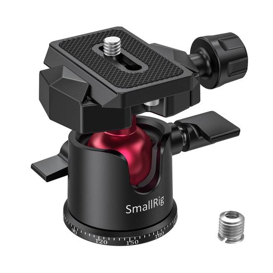 Imagem de Cabeça de Tripé Esférica SMALLRIG com Parafusos de 1/4" e 3/8"