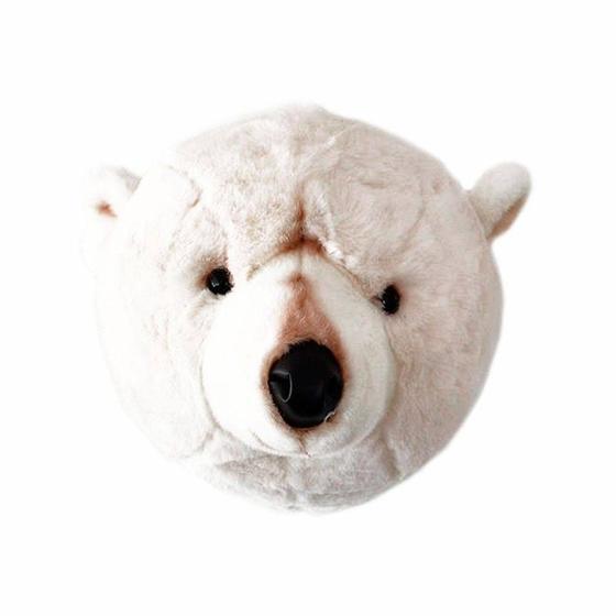 Imagem de Cabeça de Urso Polar de Parede Wild &amp Soft