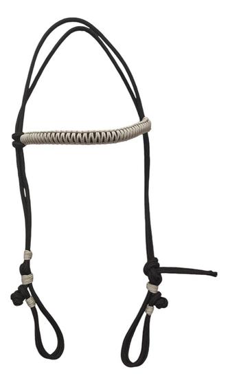 Imagem de Cabeçada Trançada Para Cavalos Com Corda De Poli
