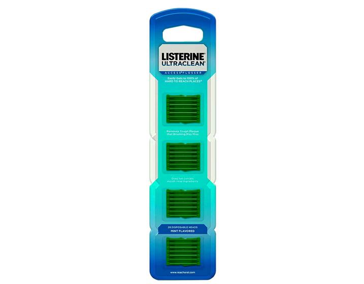 Imagem de Cabeças de recarga Flosser Listerine Ultraclean Access, pacote com 28 x 3