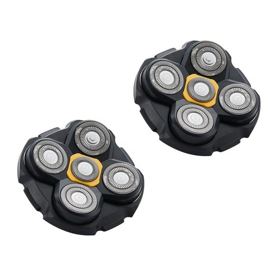 Imagem de Cabeças de Reposição para Barbeador - Compatíveis com Ruzros e Microtouch Titanium