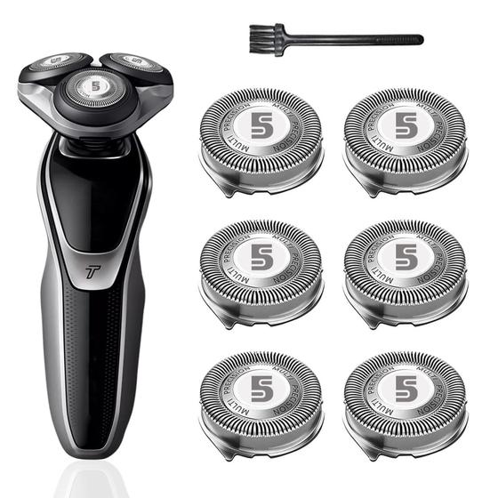 Imagem de Cabeças de Substituição Tuokiy SH50 para Philips Norelco 5000