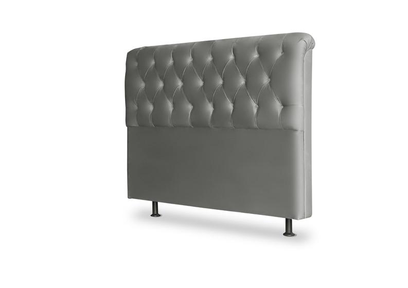 Imagem de Cabeceira 160 emilia cor suede cinza topázio decor