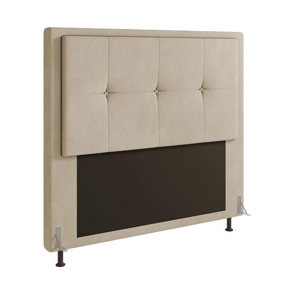 Imagem de Cabeceira Ametista Para Cama Box King 195 cm Suede - D'Rossi