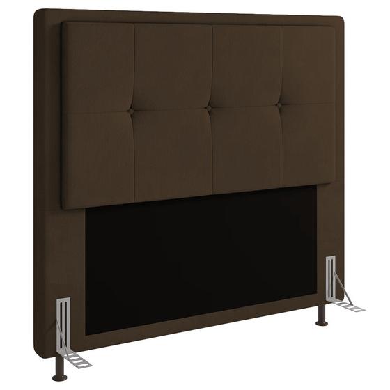 Imagem de Cabeceira Ametista Para Cama Box Queen 160 cm Suede - D'Rossi