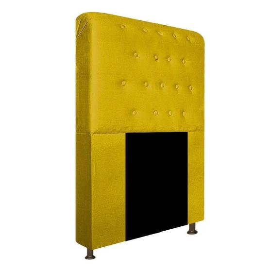 Imagem de Cabeceira Brenda Para Cama Box Solteiro 120cm com Capitonê Suede - Renascer Decor