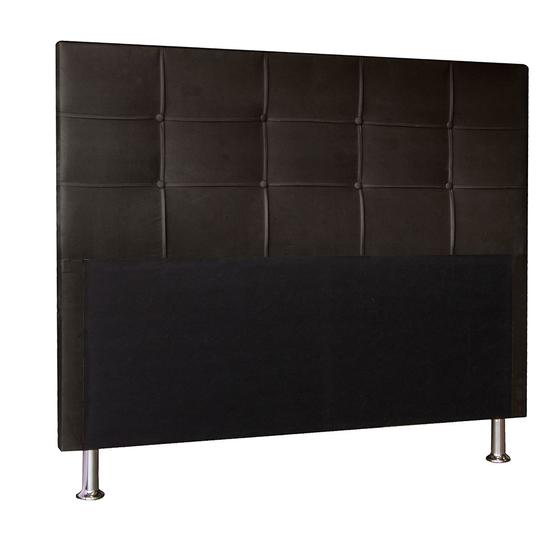 Imagem de Cabeceira Cama Box Casal Estofada Itália 140 Cm Suede Marrom