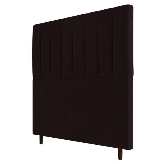 Imagem de Cabeceira Cama Box Casal King Size Itália 193cm Corano Marrom - Desk Design