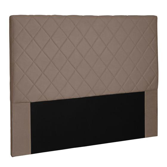 Imagem de Cabeceira Cama Box Casal Queen 160cm Esmeralda Suede Caramelo - Sheep Estofados