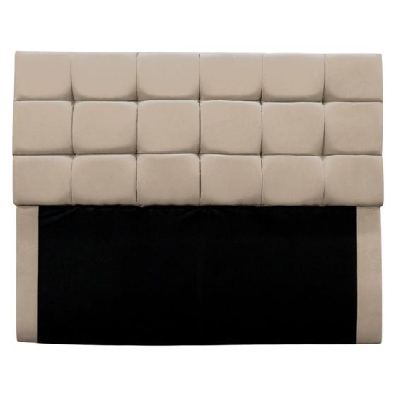 Imagem de Cabeceira Cama Box Estofada King 195 cm Bianca Suede