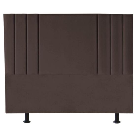 Imagem de Cabeceira Cama Box King Estofada Grécia 195cm Suede