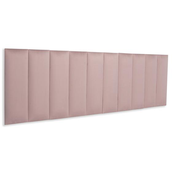 Cabeceira Cama Box King Size Reta Kit 10 Placas Menor preço em Cabeceira Cama Box King Size Reta Kit 10 Placas