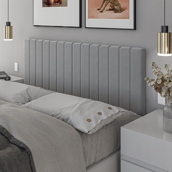 Cabeceira cama box QUEEN Ibiza 1,60m - Cinza é boa?