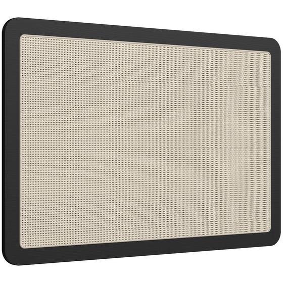 Imagem de Cabeceira Cama Box Solteiro Painel Com Telinha 90cm Moss A03 Nero - Lyam Decor