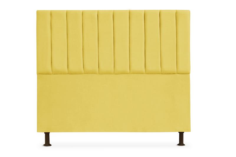 Imagem de Cabeceira Cancun King 195cm Suede Amarelo