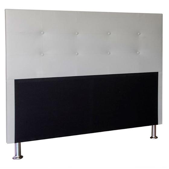 Imagem de Cabeceira Casal 140cm Cama Box Estofada Quarto Com Pés Inclusos