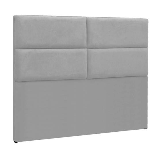 Imagem de Cabeceira Casal Berlim P04 140 cm Suede - ADJ Decor