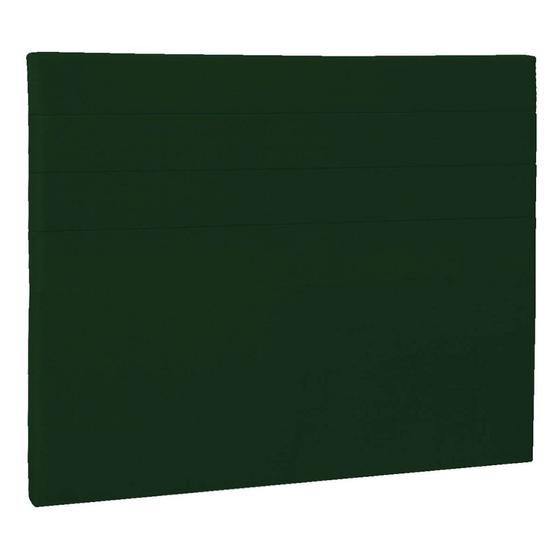 Imagem de Cabeceira Casal Porto P04 140 cm Suede Verde TCA 947 - Amarena Móveis