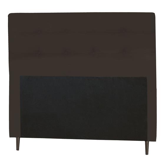 Imagem de Cabeceira Casal Queen 160cm Para Cama Box Luna Suede Marrom  - DS Estofados