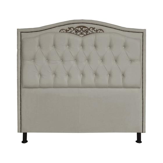 Imagem de Cabeceira Casal Queen Greta 160cm Cama Box Suede - MALTA DECOR