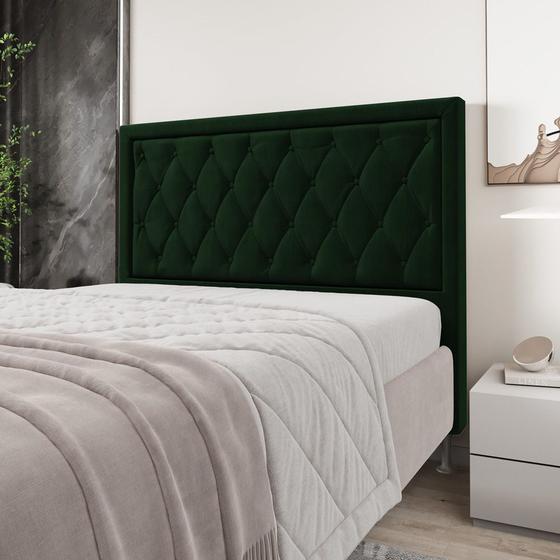 Imagem de Cabeceira Centaurus 140 / Suede Verde 