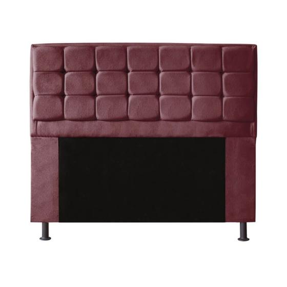 Imagem de Cabeceira Copenhague Para Cama Box King Size 195cm com Capitonê Suede - Ecotec Decor