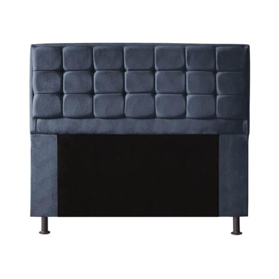 Imagem de Cabeceira Copenhague Para Cama Box Queen Size 160cm com Capitonê Suede - Ecotec Decor
