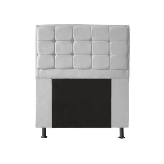 Imagem de Cabeceira Copenhague Para Cama Box Solteiro 90cm com Capitonê Suede - Renascer Decor