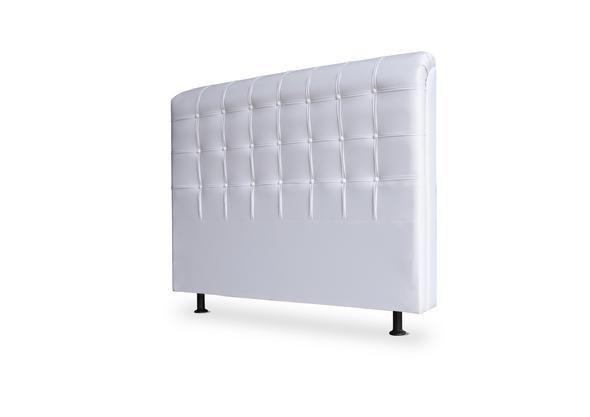 Imagem de CABECEIRA DE CAMA BOX 140cm ANA CASAL MATERIAL SINTÉTICO BRANCO TOPÁZIO