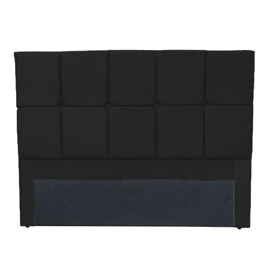 Imagem de Cabeceira De Cama Box Casal Berlin 1,40 Suede preto