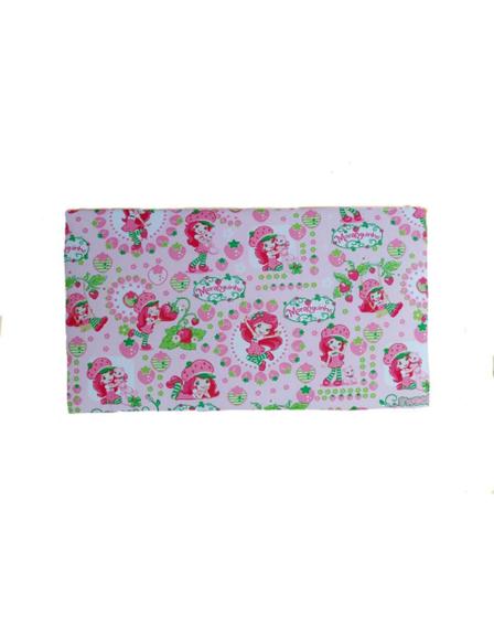 Imagem de Cabeceira De Cama Box Infantil Moranguinho Jacquard Rosa