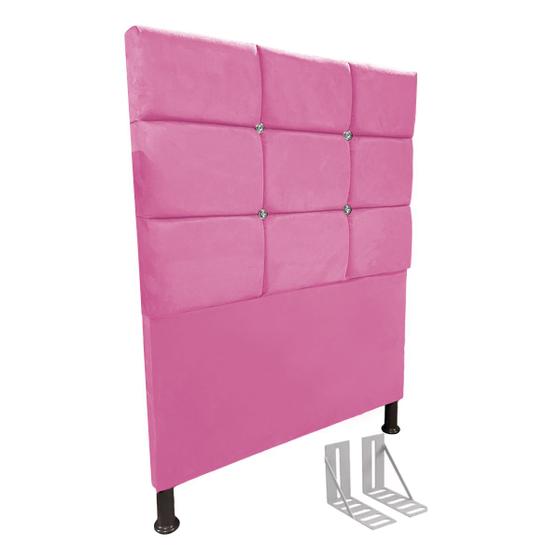 Imagem de Cabeceira de Cama Box Solteiro + Frame 100cm Estofada LariCt