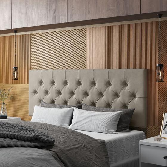 Menor preço em Cabeceira de Cama Casal king Sophia 2 metros - PALHA 