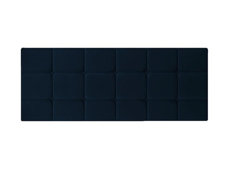 Imagem de Cabeceira de Cama Estofada / Almofadada Cama Box Queen 1,60 x 55 Painel Calipha / Bia Azul