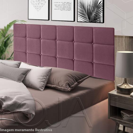 Cabeceira de Cama Estofada Cama de Casal Bia Requinte Luxo Wood Calipha Intense Classic 1,40 Cores - MagL Imagem de Cabeceira de Cama Estofada Cama de Casal Bia Requinte Luxo Wood Calipha Intense Classic 1,40 Cores