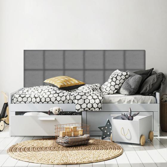 Imagem de Cabeceira de Cama Modular Quadrada