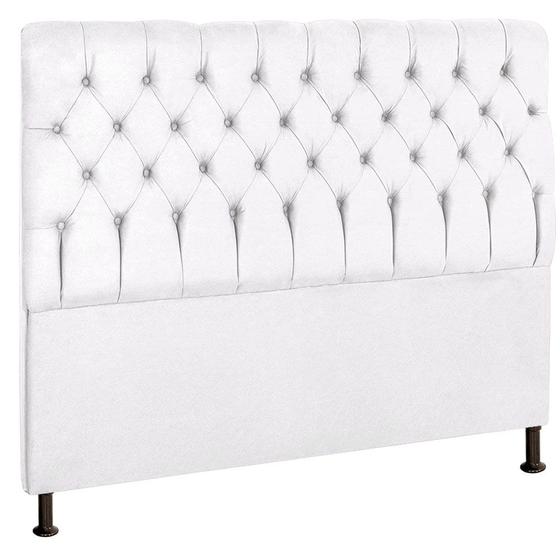 Imagem de Cabeceira de Casal Para Cama Box Padrão Estofada Capitone 140Cm Bia Nanda Decor