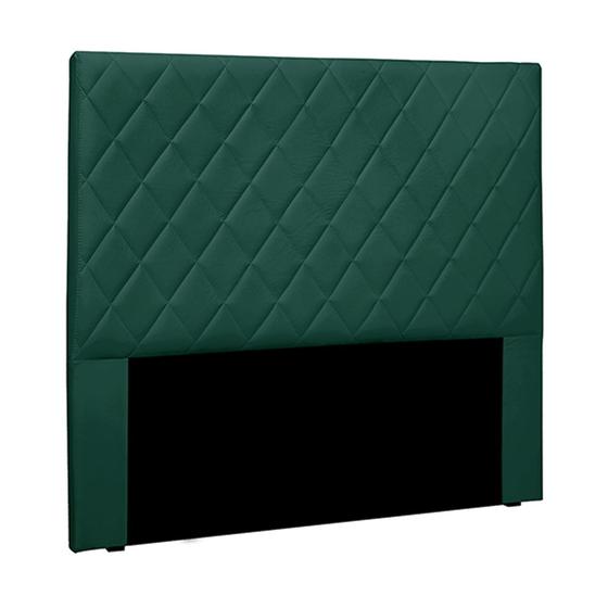 Imagem de Cabeceira Decorativa Queen Size 1,60M Baelon Veludo Verde Floresta G63 - Gran Belo