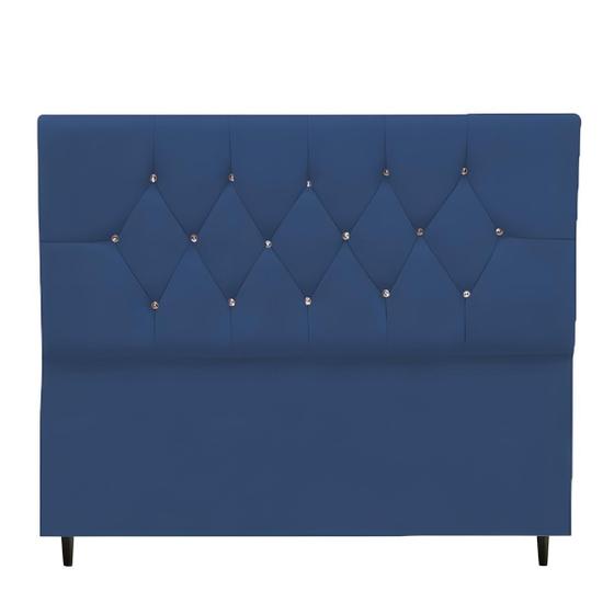 Imagem de Cabeceira Estofada Cama Box King 195 cm Suede Dubai