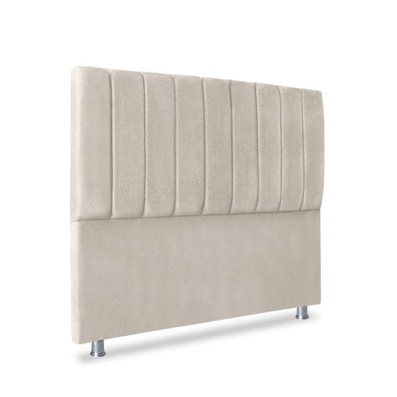 Cabeceira Estofada Cama Box Queen Carla 160cm Menor preço em Cabeceira Estofada Cama Box Queen Carla 160cm