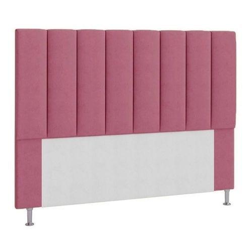 Imagem de Cabeceira Estofada Cama Box Solteiro 90 cm Carla - Rosa