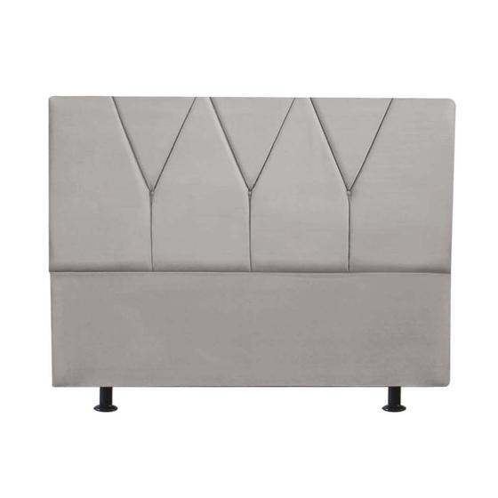 Imagem de Cabeceira Estofada Cama Box Solteiro Jade 110cm Suede