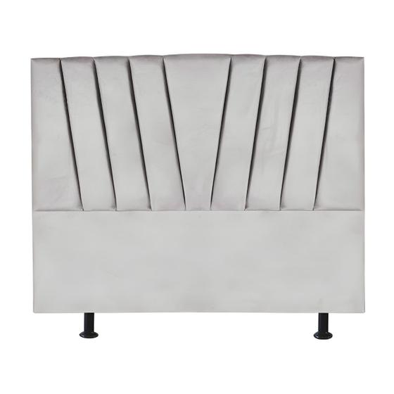 Imagem de Cabeceira Estofada Cama Casal Queen Size 160 cm Malu Linho