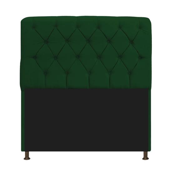 Imagem de Cabeceira Estofada Lady 140 cm Solteiro Com Capitonê Suede - Doce Sonho Móveis
