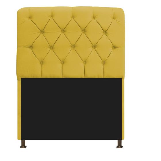 Imagem de Cabeceira Estofada Lady 90 cm Solteiro Com Capitonê Suede - ADJ Decor