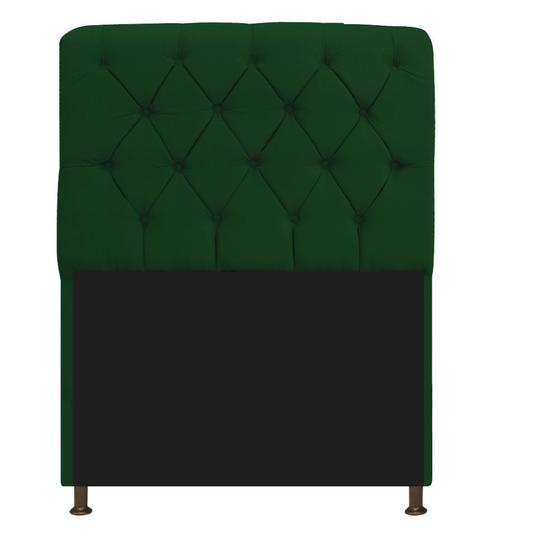 Imagem de Cabeceira Estofada Lady 90 cm Solteiro Com Capitonê Suede - Doce Sonho Móveis