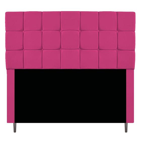 Imagem de Cabeceira Estofada Manchester 195 cm King Size Suede Pink - Amarena Móveis