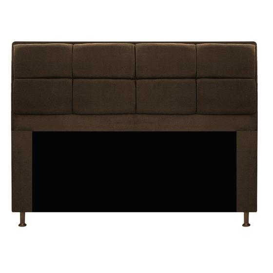 Cabeceira Estofada Munique 1,60 M para Cama Box de Queen Suede Chocolate 116 para Quarto - Dobuê Móveis Menor preço em Cabeceira Estofada Munique 1,60 M para Cama Box de Queen Suede Chocolate 116 para Quarto - Dobuê Móveis
