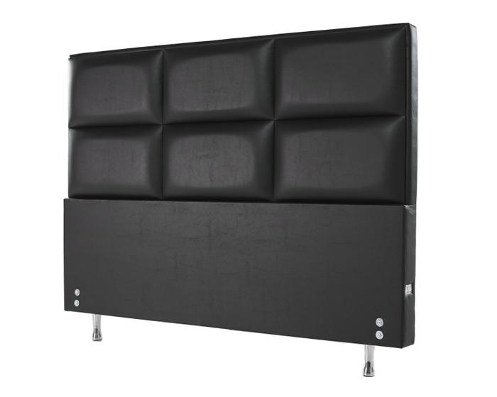 Cabeceira Estofada Para Cama Box Casal 127x142 Preto é ruim? Cabeceira Estofada Para Cama Box Casal 127x142 Preto é boa?